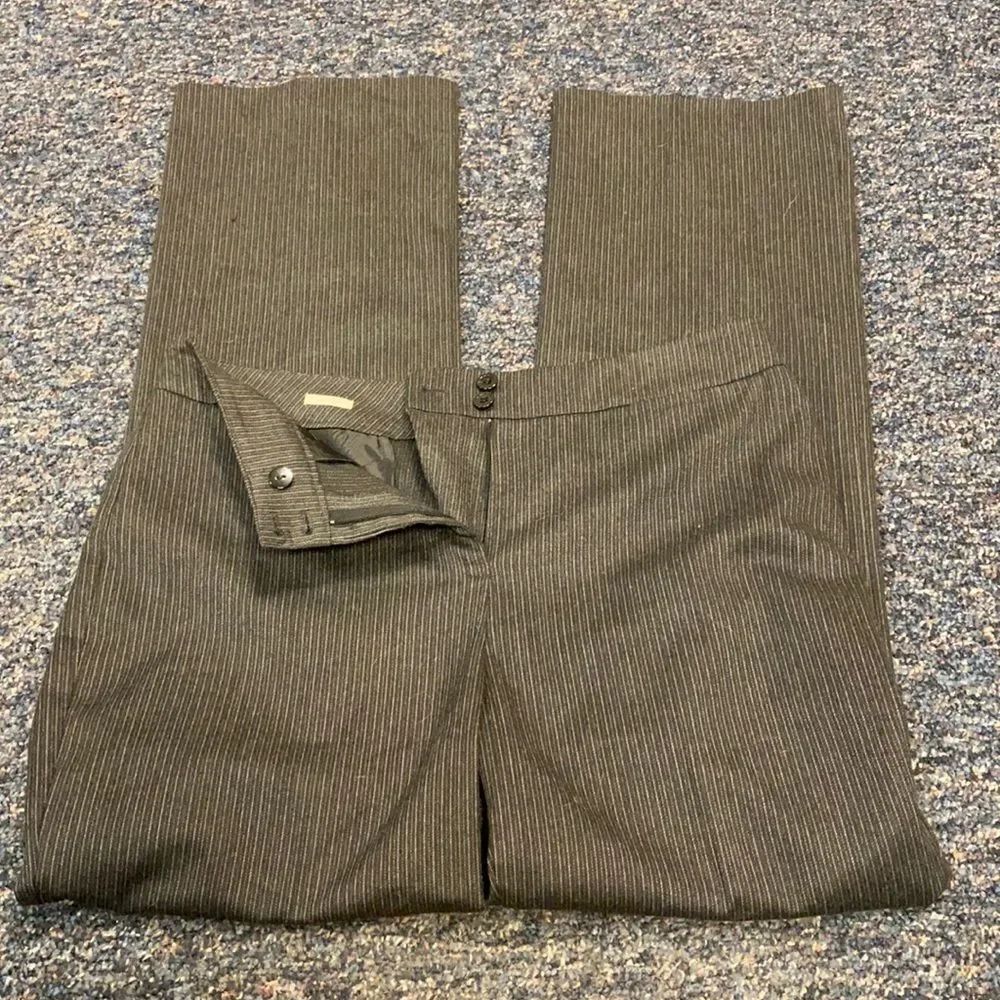 Talbots Charcoal Stripped Pants sz. 10